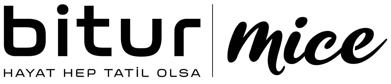 Bitur MICE yatay siyah logo