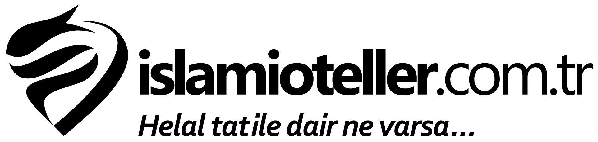 İslami Oteller siyah logo