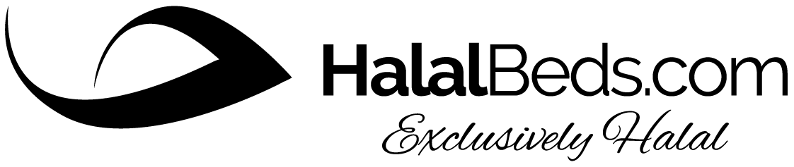 Halalbeds yatay siyah logo